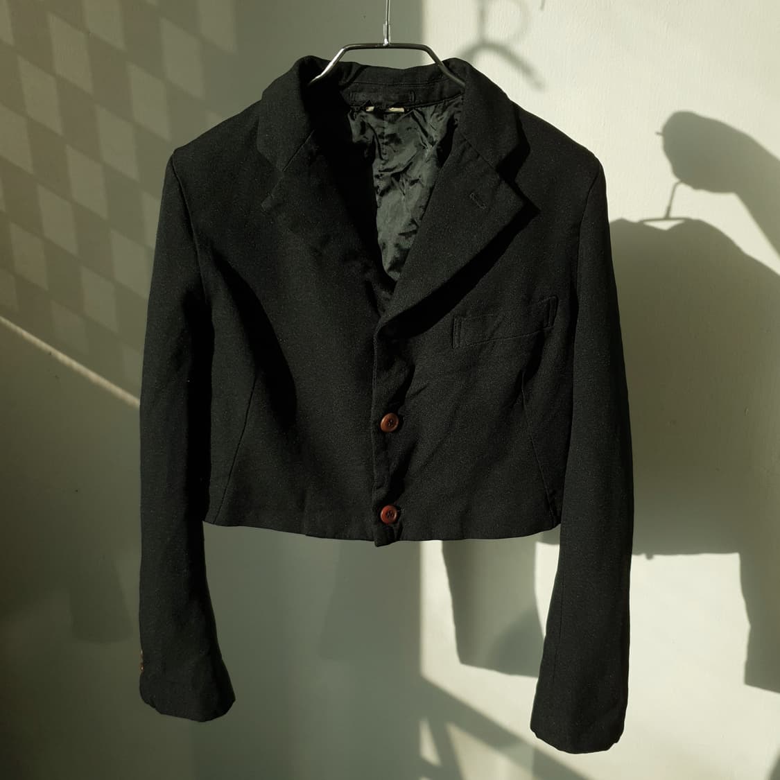 Comme Des Garcons 縮絨 crop blazer 상품이미지1