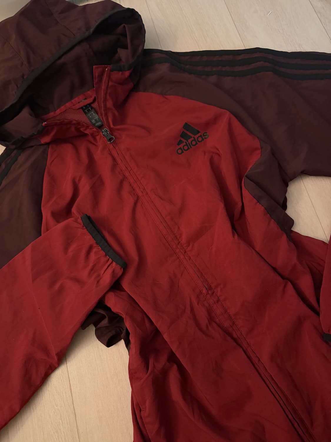 아디다스 대장템 레드브라운 바람막이 희귀템 상품이미지1