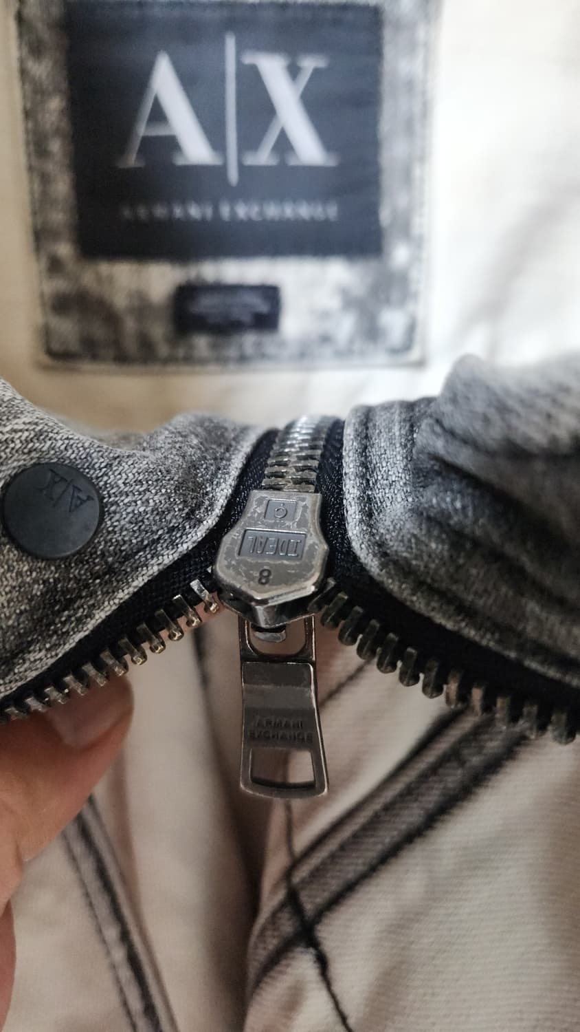 ARMANI EXCHANGE MOTO TRUCKER JACKET 2XL  상품이미지6