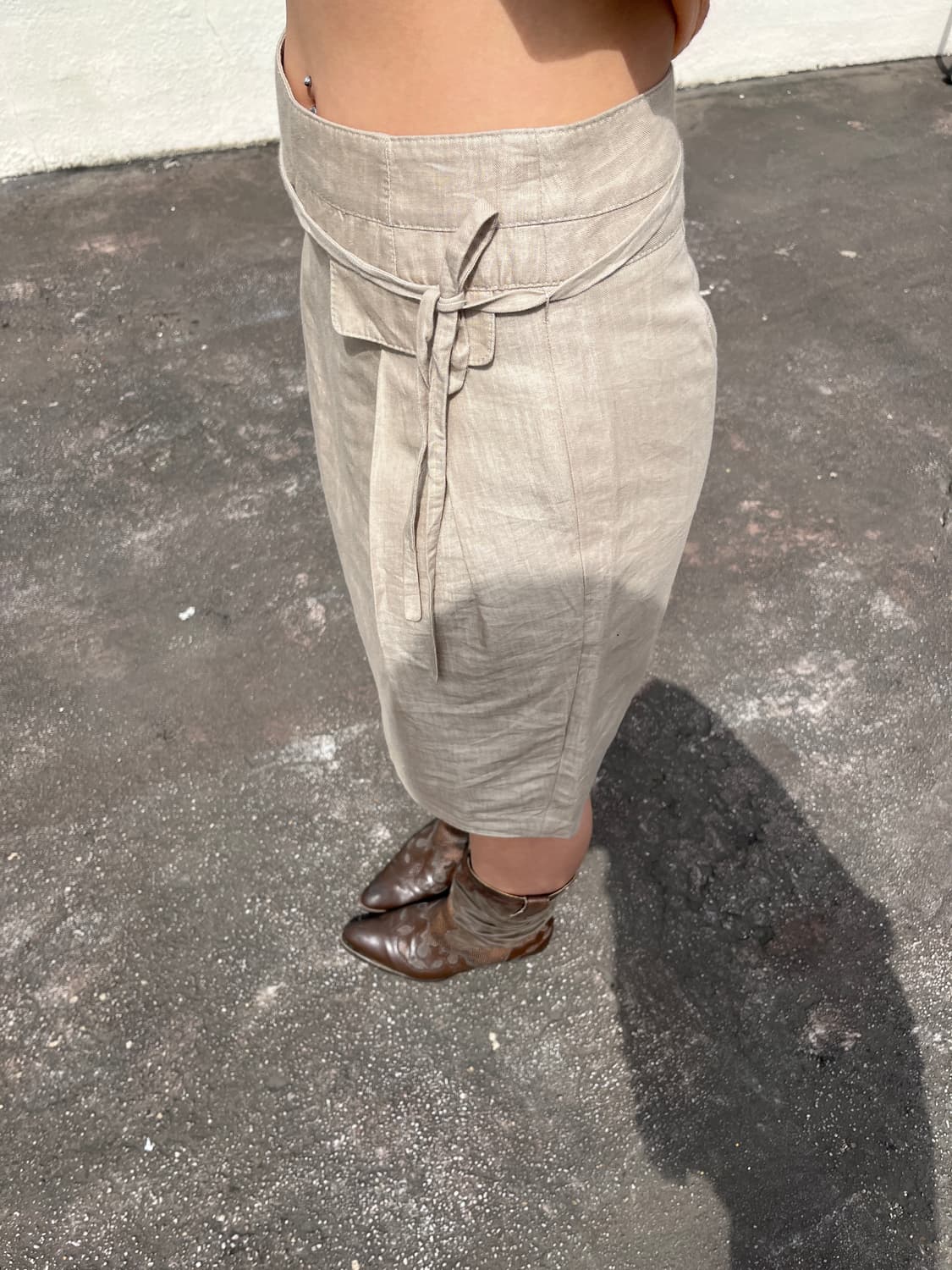 린넨 스커트 🤍 상품이미지2