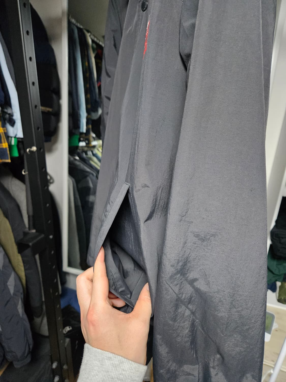 팔라스 스크래치 코치자켓 블랙 M 상품이미지5