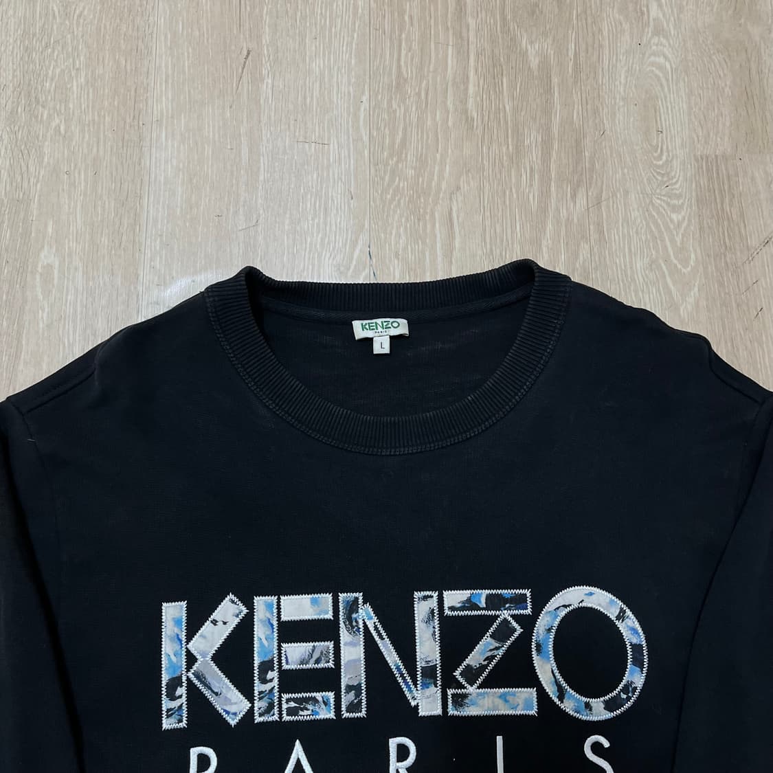 겐조 Kenzo PARIS 자수 빅로고 맨투맨 L(100) 상품이미지4