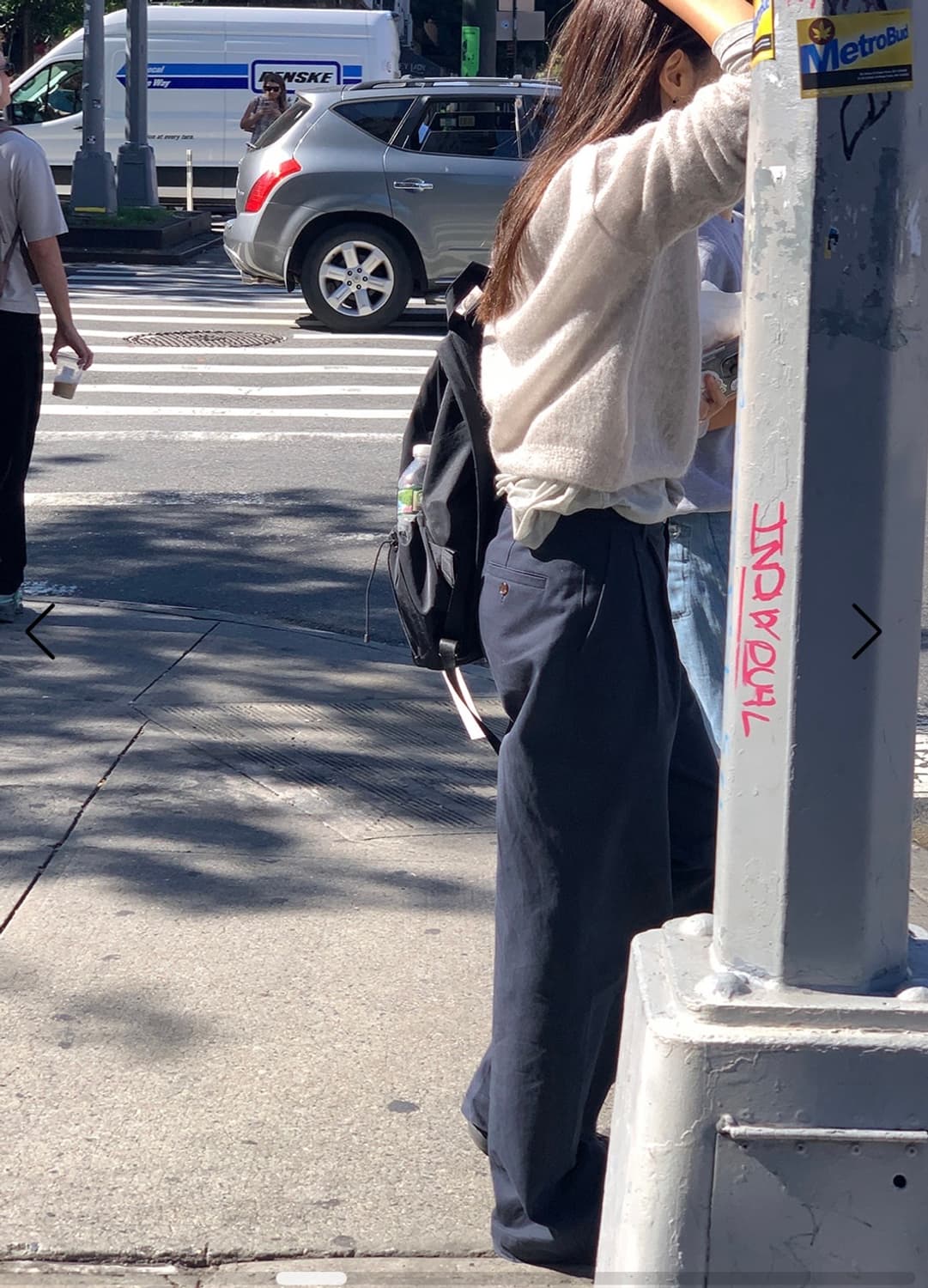 Haag 헤이그 클래식팬츠 네이비 M 상품이미지1