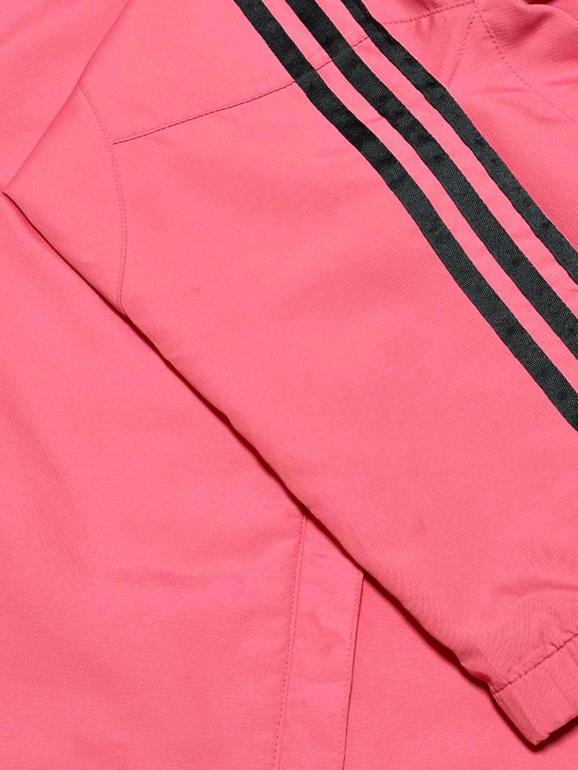 아디다스 ADIDAS 올드스쿨 삼각로고 바람막이 자켓 핑크 상품이미지6