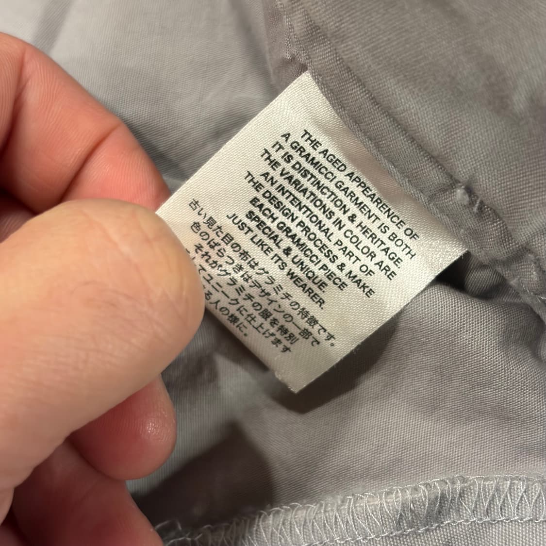 [34] 올드 그라미치 빈티지 벨트 그레이 코튼 팬츠 B945 상품이미지10