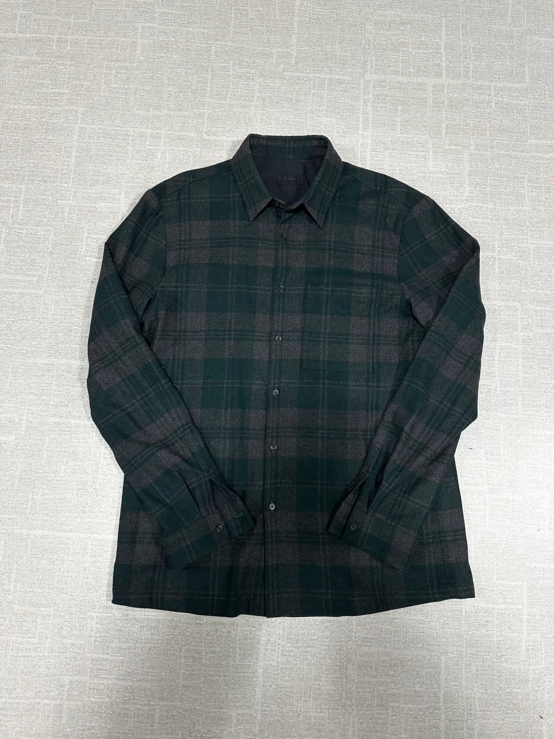 타임 울 혼방 체크 상품이미지1