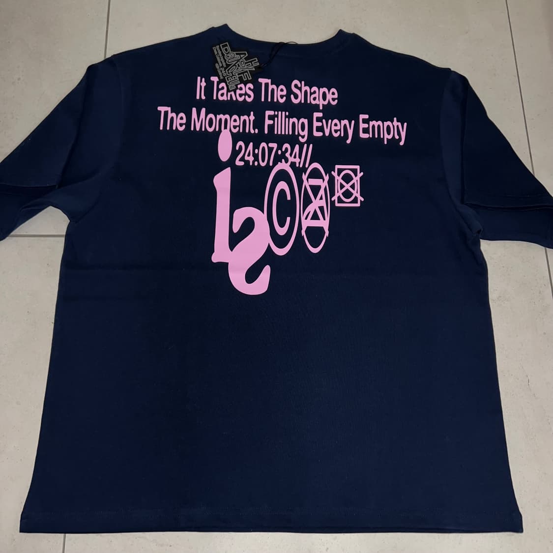 HWF.Edition 프린팅 티셔츠 네이비 (howful 하우풀 스튜디오 상품이미지7