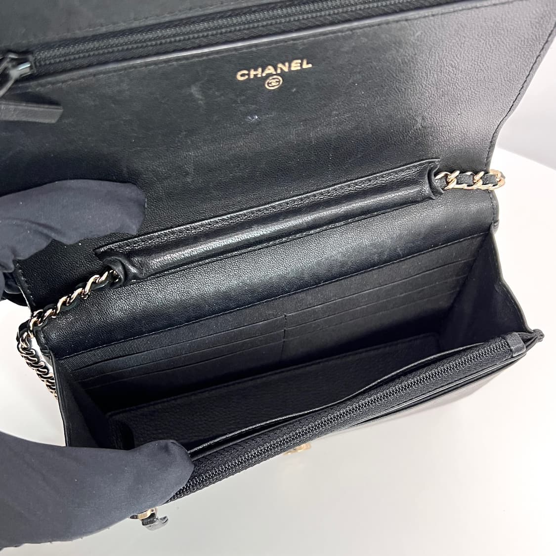 샤넬 마드모아젤 WOC 체인 크로스백 블랙 상품이미지9