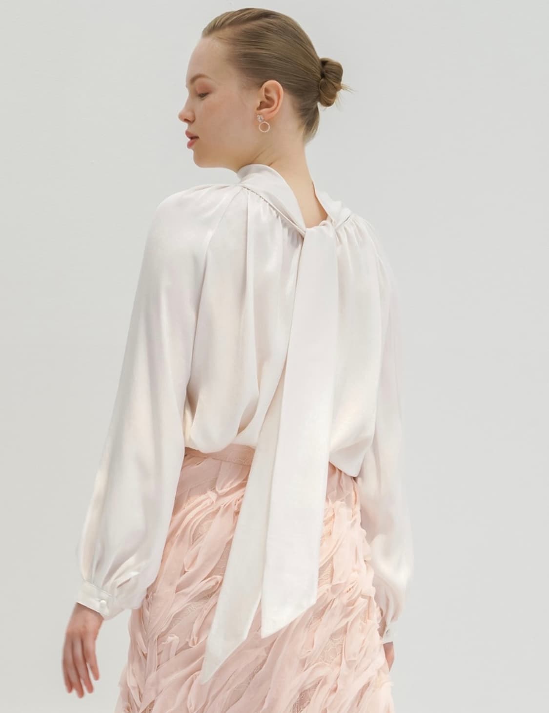 신시얼리준 실크 블라우스 모나코 셔츠 상품이미지1