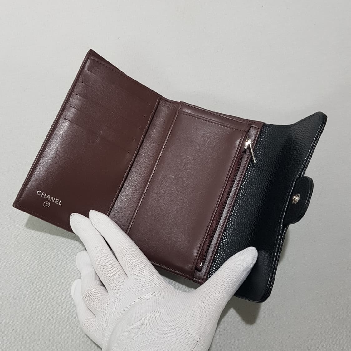 샤넬 클래식 캐비어 플랩 중지갑 AP0232 내장칩신형 상품이미지8