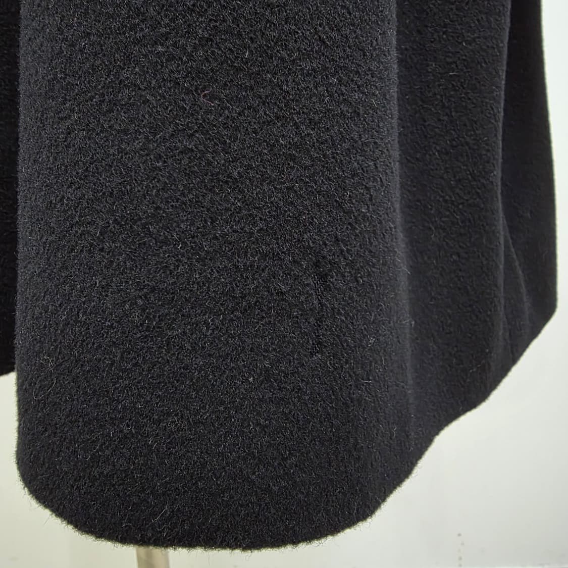 Lellian Gish 캐시미어 100 루즈핏 블랙 롱 코트 상품이미지10