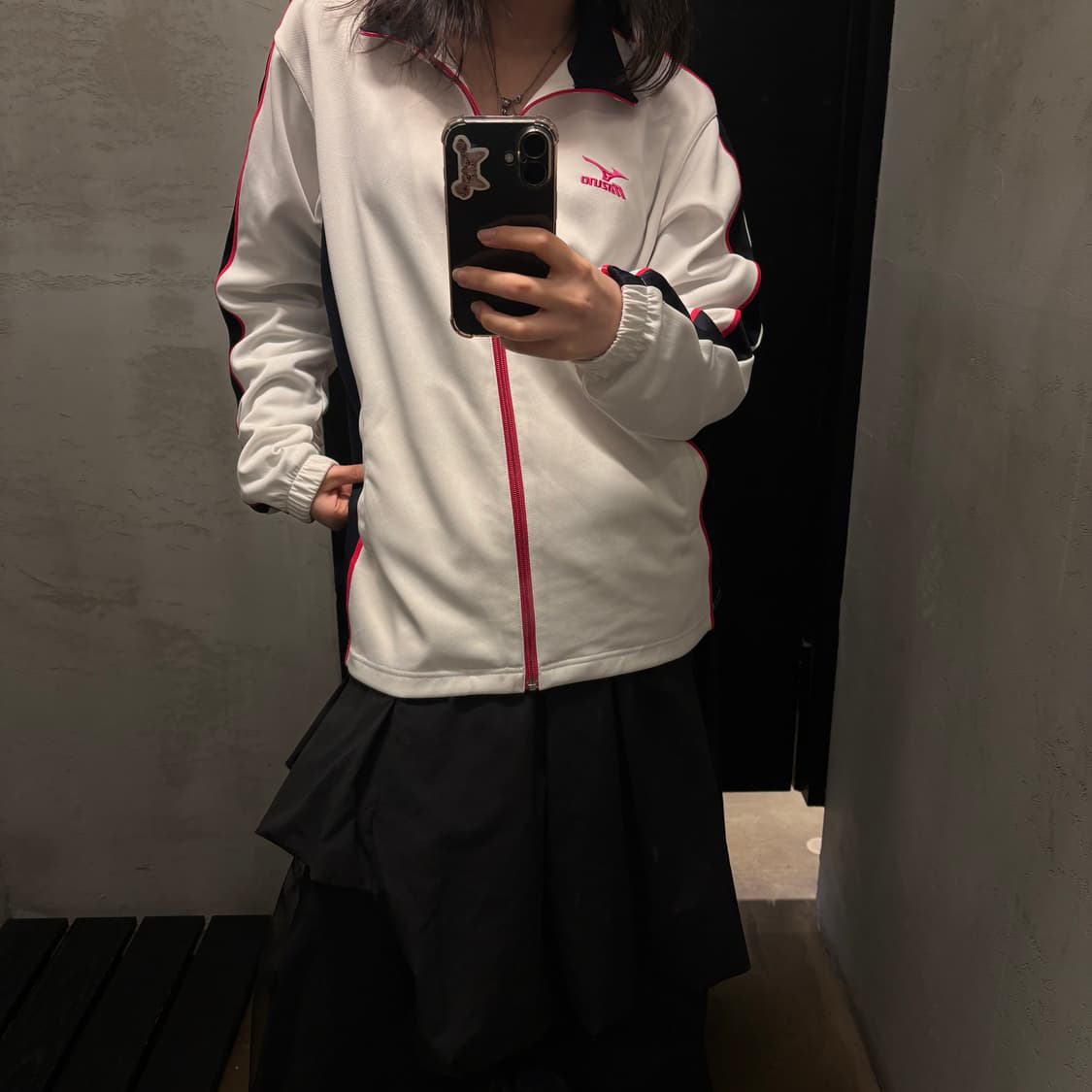 미즈노 사이드라인 핑크포인트 져지 트랙탑 상품이미지1