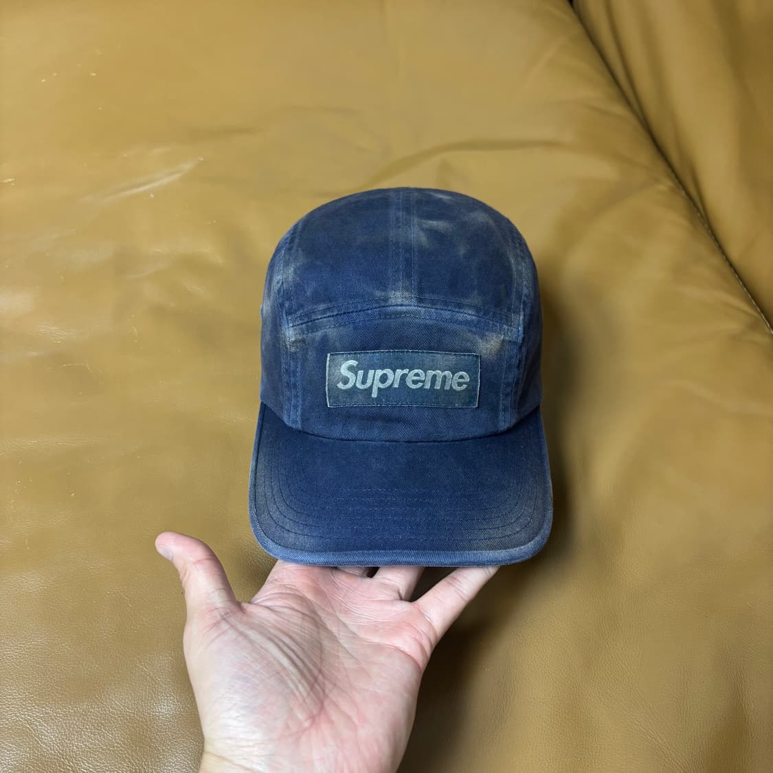 Supreme 슈프림 오버다이드 네이비 캠프캡 모자 (Overdyed) 상품이미지2