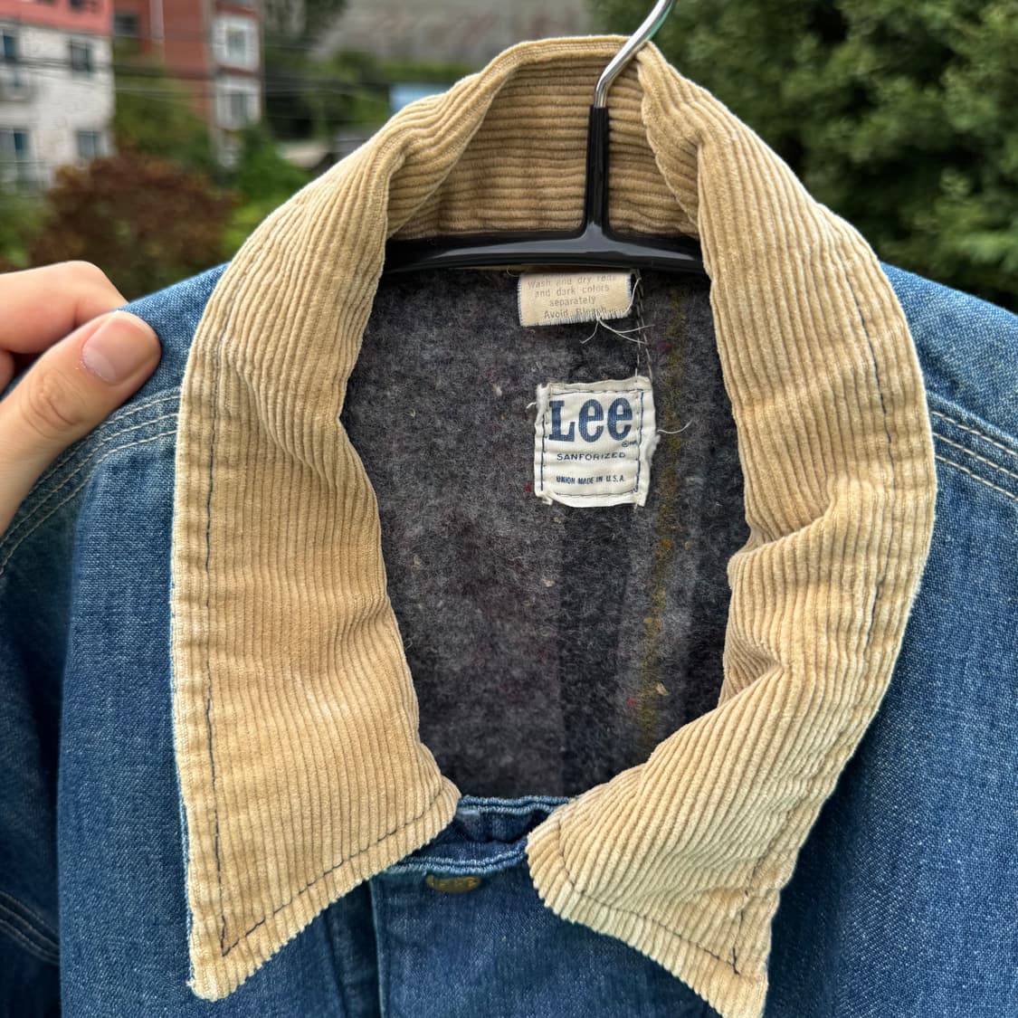 빈티지 Lee 81-LJ 데님 워크 초어 자켓 70s초기 usa 상품이미지5