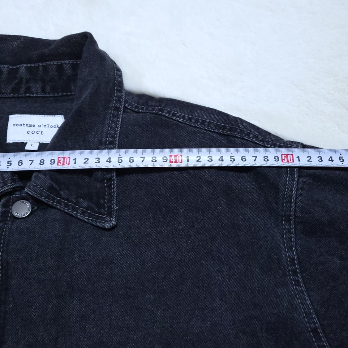 커스텀어클락 남성 데님자켓 L 0310 뽀샤샤 상품이미지3