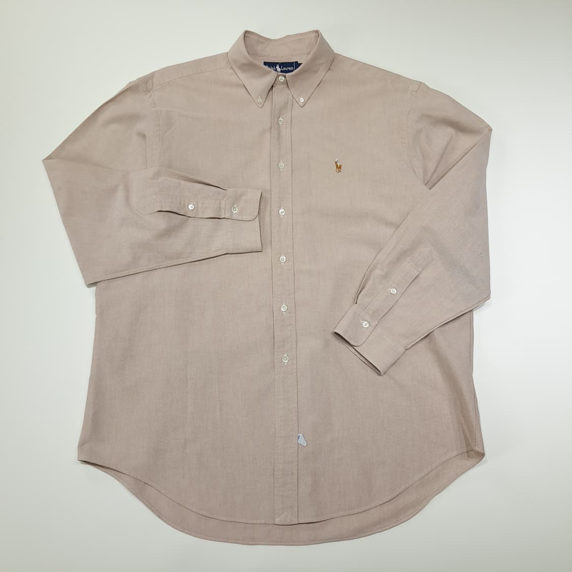 CN853 XL 폴로 랄프로렌 카프치노 브라운 긴팔 셔츠 남방 상품이미지2