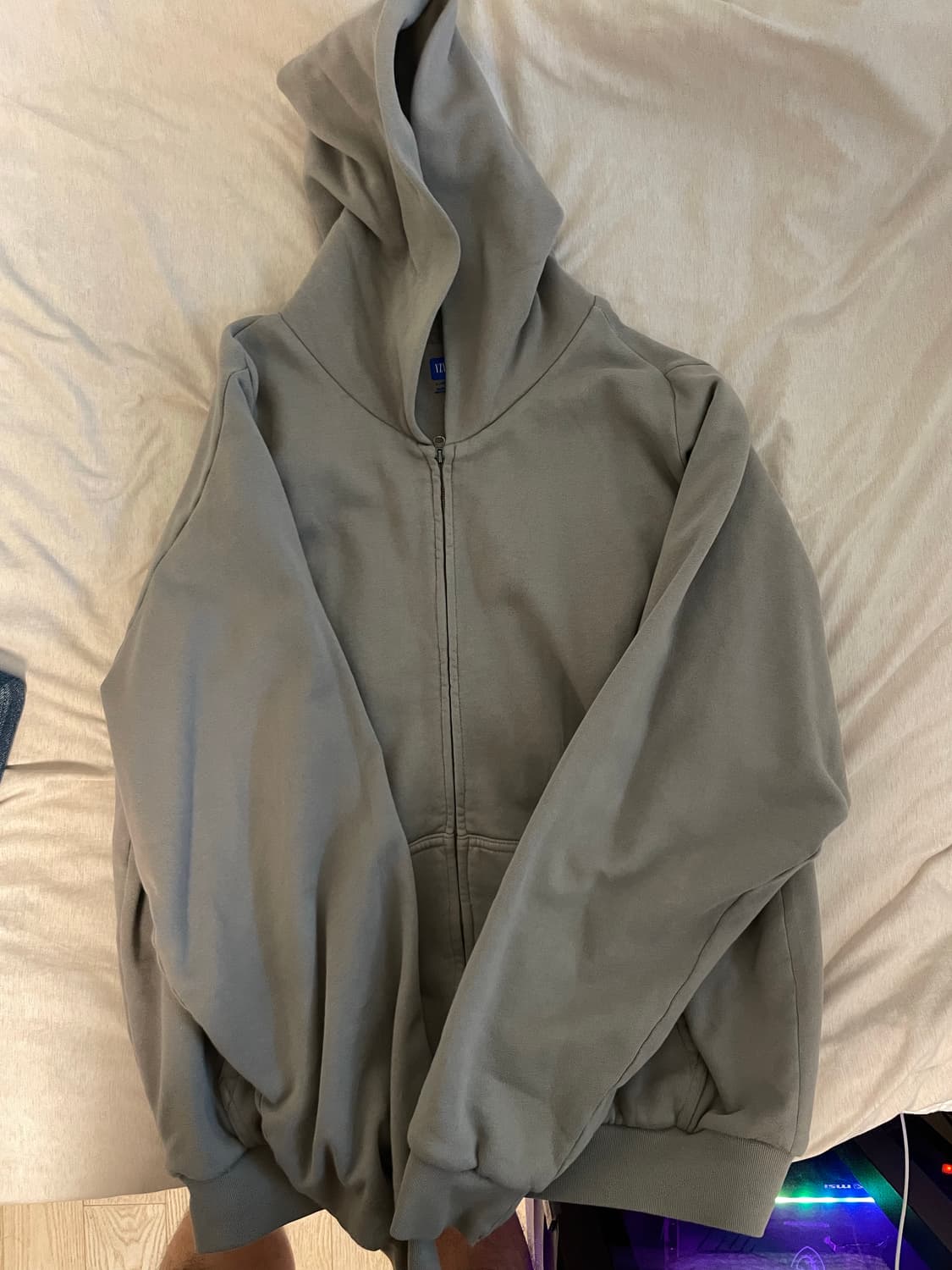 YEEZY GAP 후드집업 그레이 XL 상품이미지1