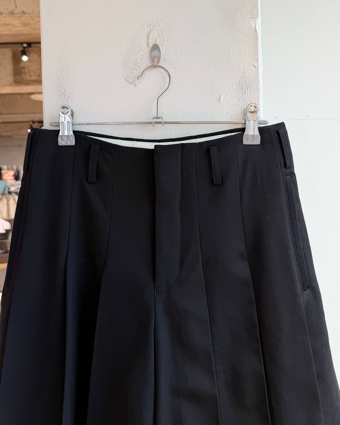 꼼데가르송 블랙 플리츠 스커트 팬츠  상품이미지6