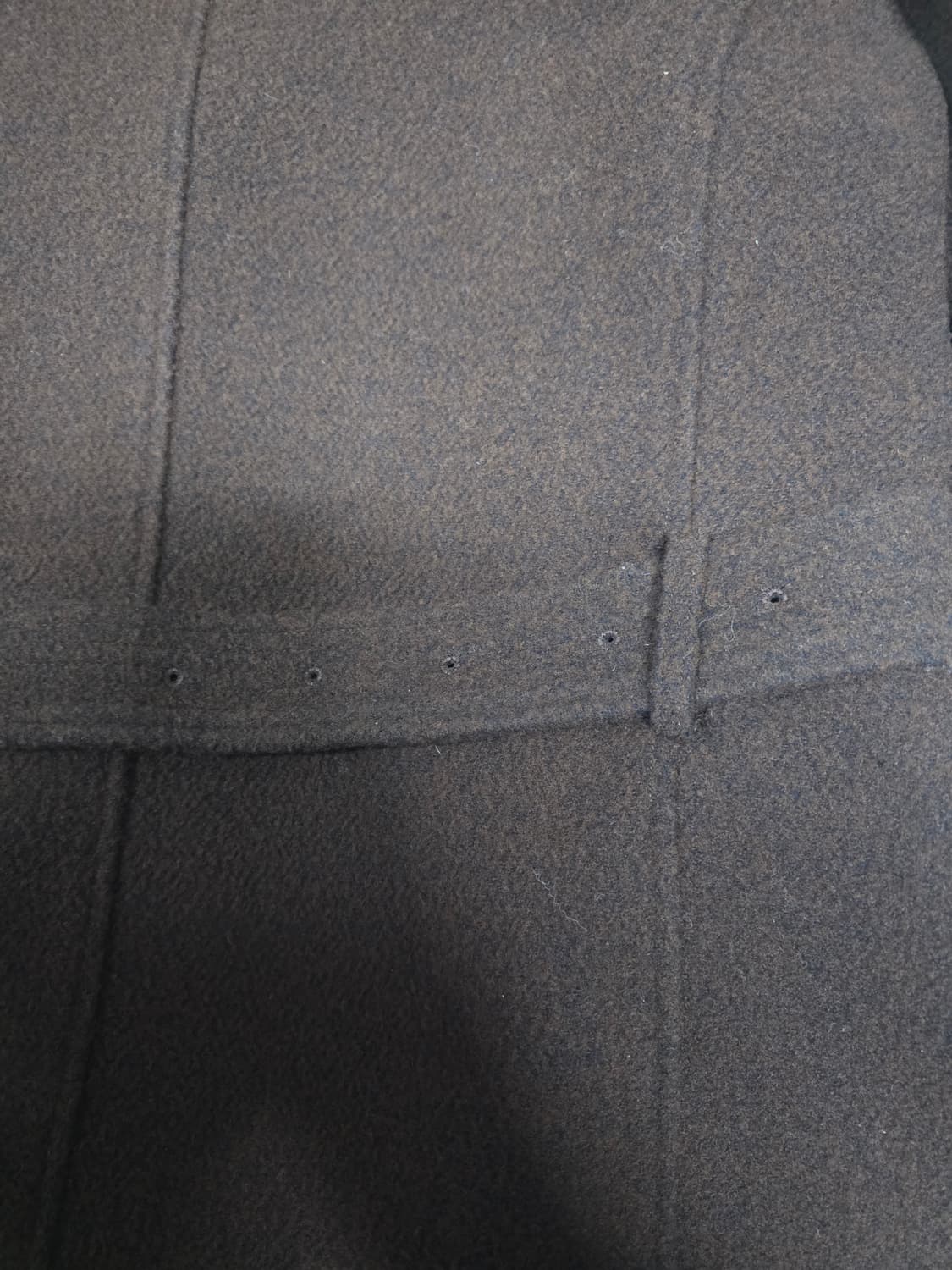 노이어 루즈핏 알파카 부클 트렌치코트 상품이미지7