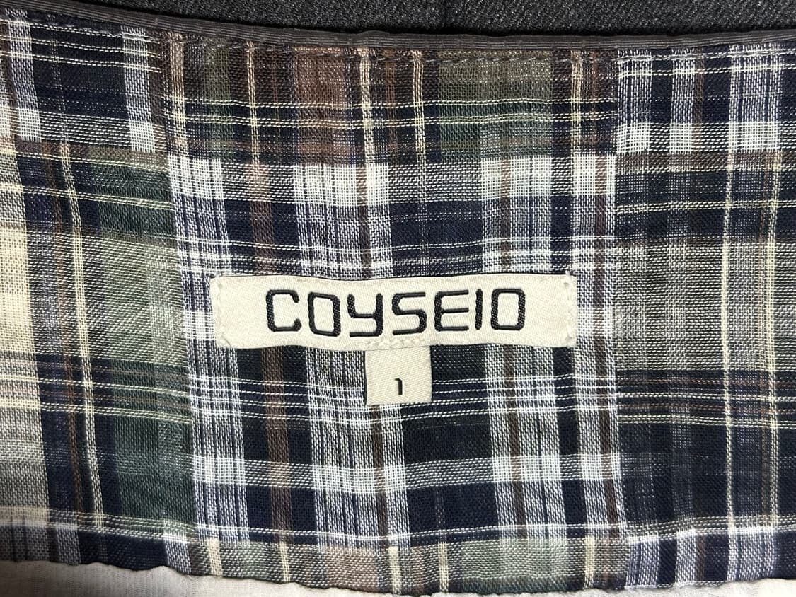 더블 웨이스티드 플리츠 스커트 그레이 1 상품이미지3