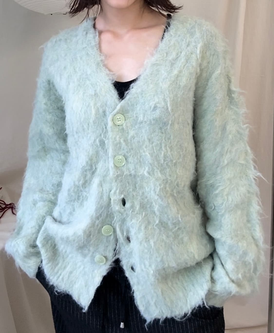 LAKOLE Napping Knit Cardigan 상품이미지2