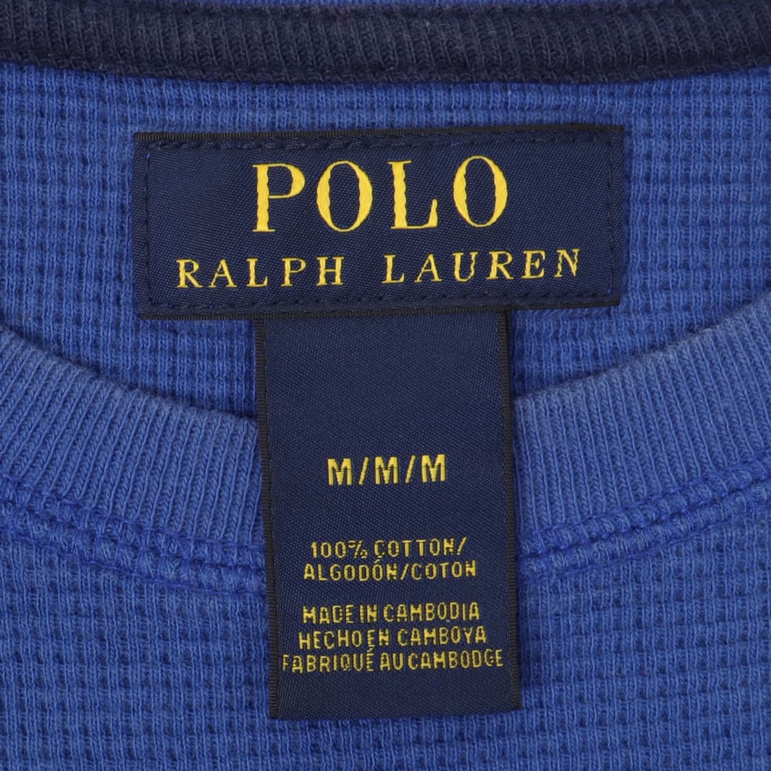 폴로 랄프로렌 블루 와플 롱슬리브 상품이미지8