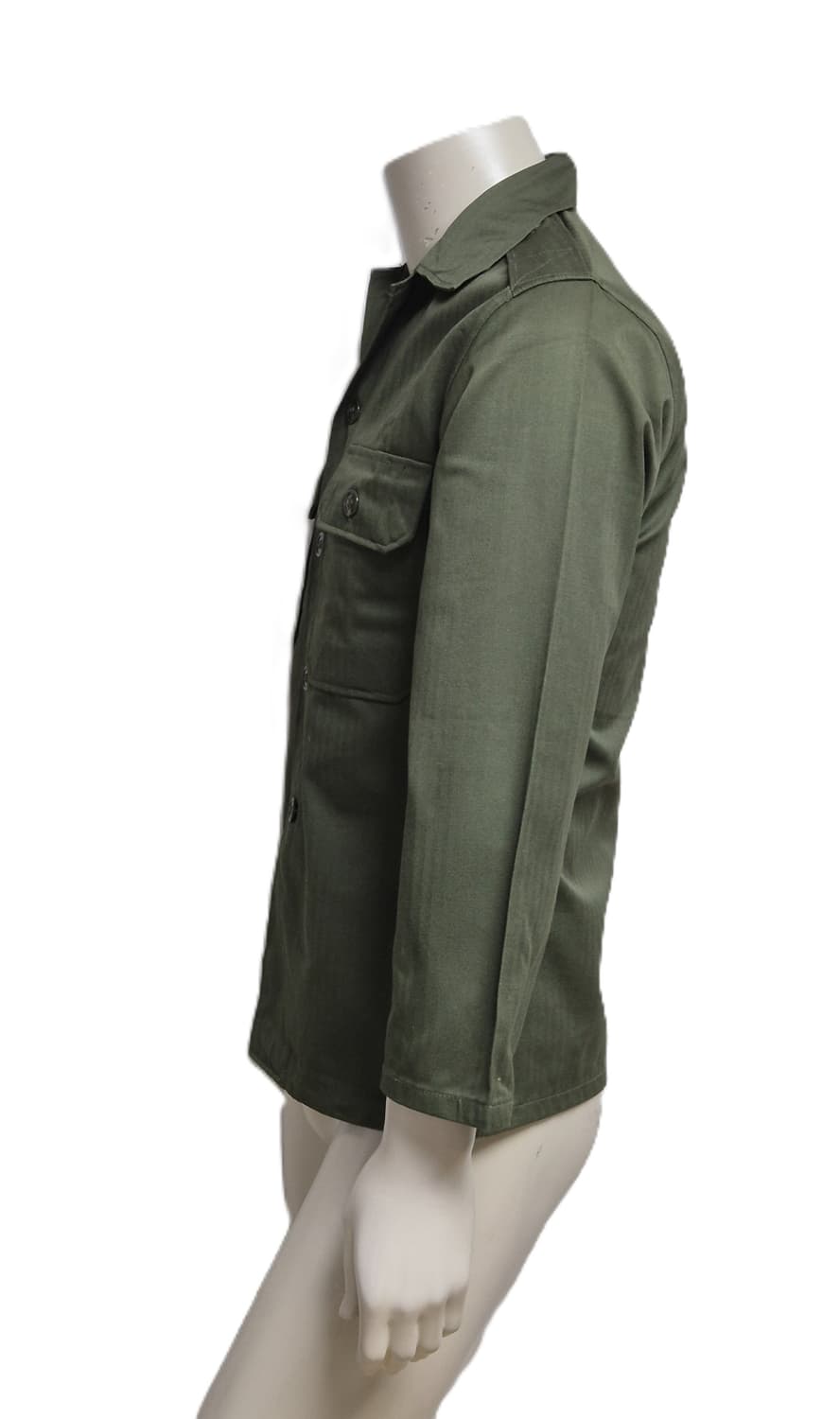 육군 구형 민무늬 전투복 상의 자켓 (S) (미사용품) 상품이미지2