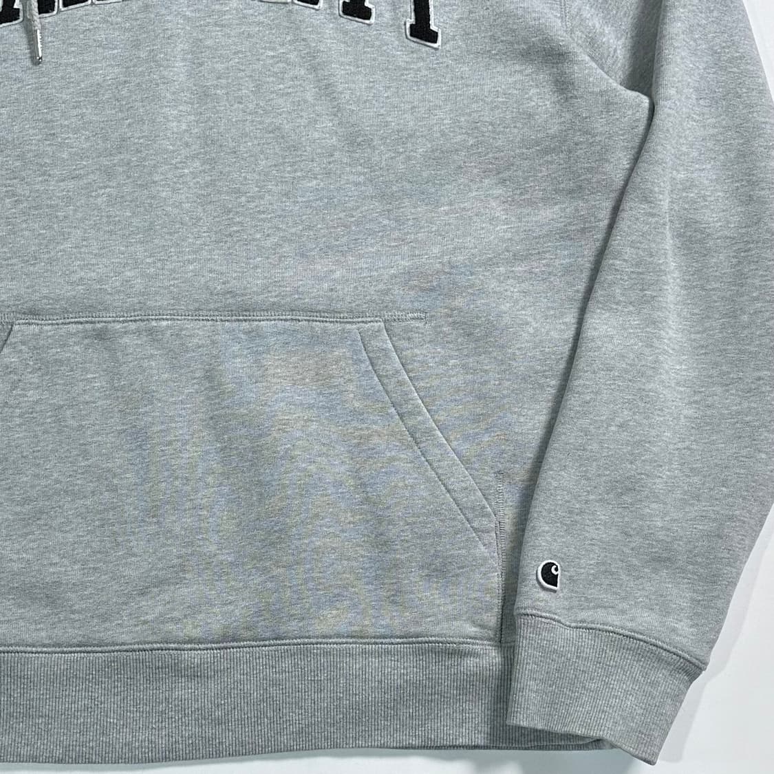 칼하트 로고 그레이 후드티   상품이미지3