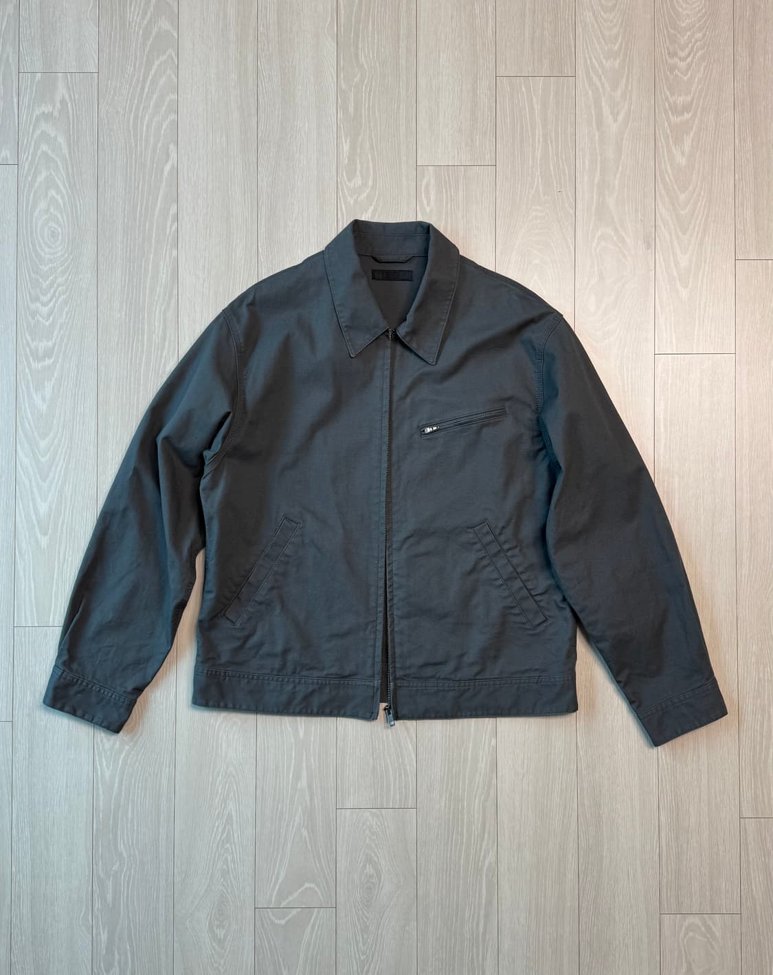 유니클로 집업 블루종 워크 자켓 차콜그레이 상품이미지1
