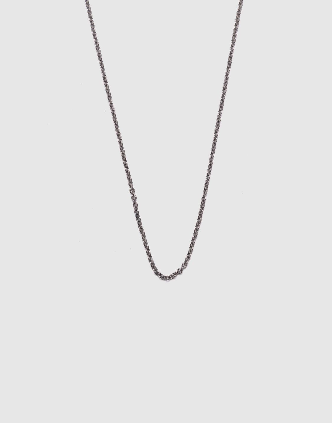 구이디 G-CTA01 BRUSHED SILVER 925 NECKLACE 상품이미지2