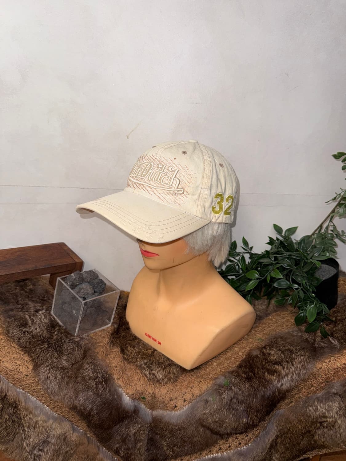 Von Dutch ivory logo ball cap 상품이미지1