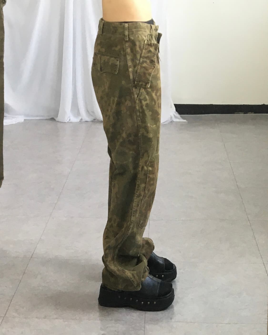 Pattern knee point pants 상품이미지7