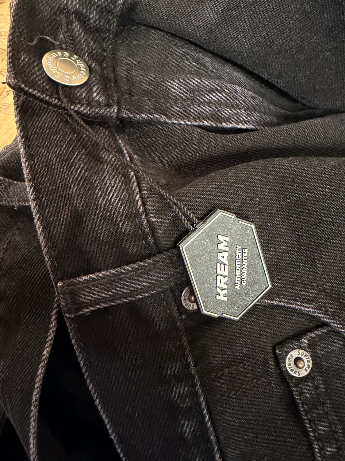 슈프림 배기진 32 15ss 미착용신품 상품이미지1