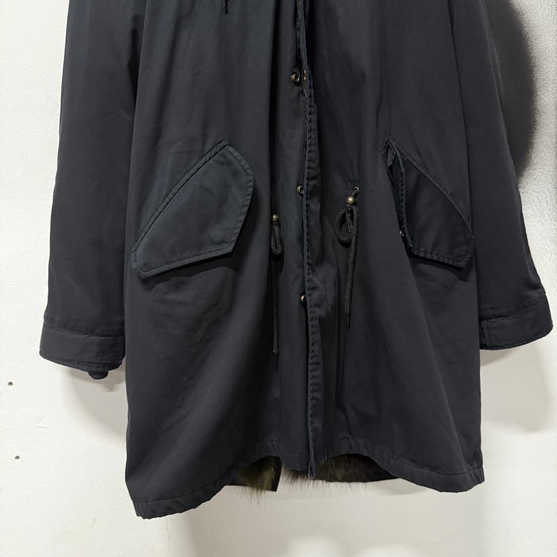 VTG 빈티지 빅사이즈 퍼 안감 탈부착 피쉬테일 개파카 상품이미지4