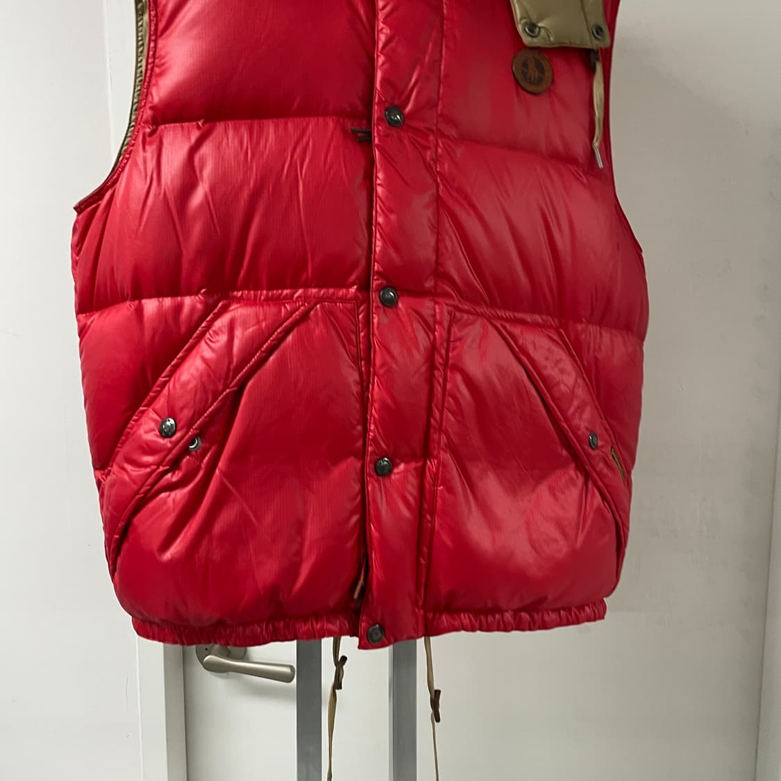 폴로 랄프로렌 패딩 조끼 레드 XL 상품이미지3