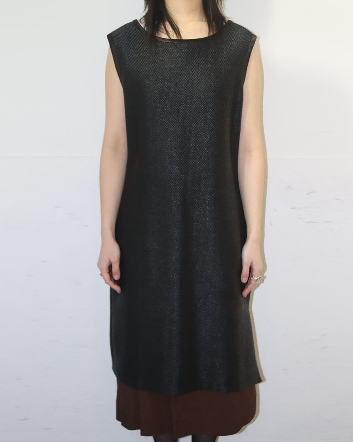 입생로랑 리브고슈 80s 비스코스 슬리브리스 원피스 상품이미지2