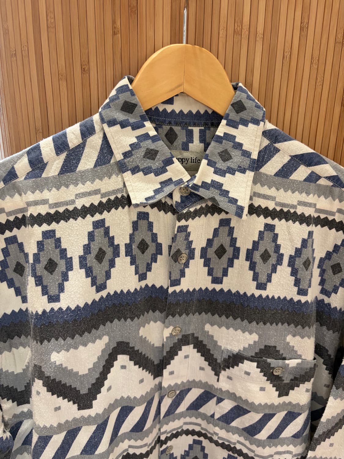 Happy Life Ethnic Shirt 상품이미지2