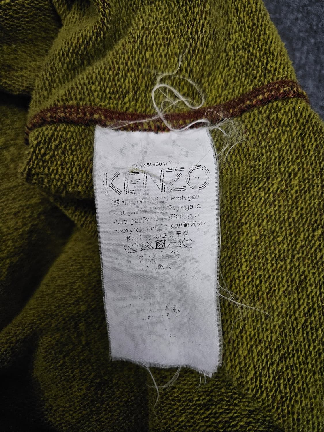 겐조 타이거 버건디 맨투맨 급처 상품이미지3