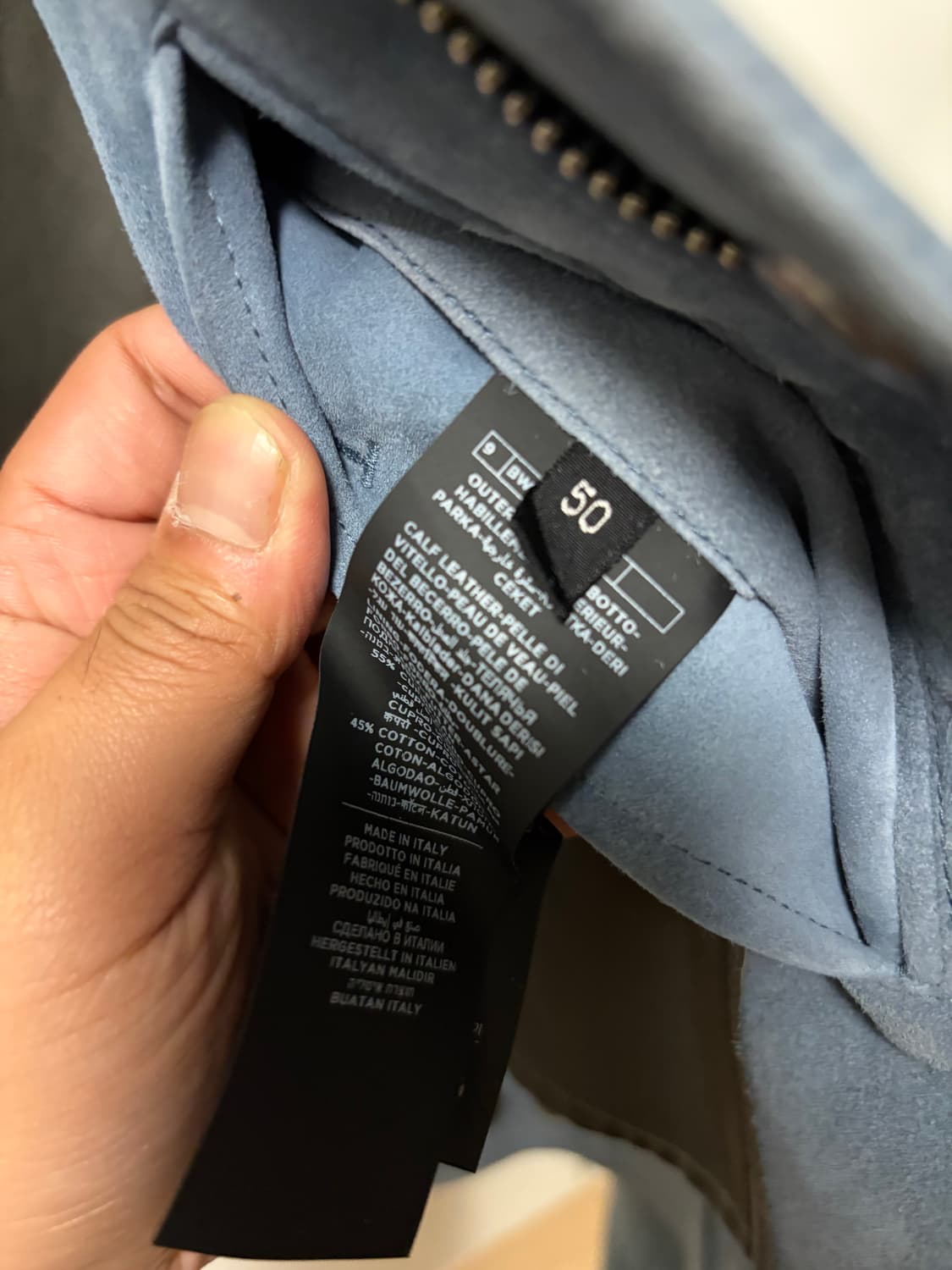 톰포드 스웨이드 트러커 50 오션블루 상품이미지4