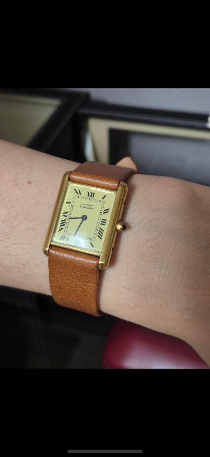 빈티지 까르띠에 탱크 머스트 라지 상품이미지1