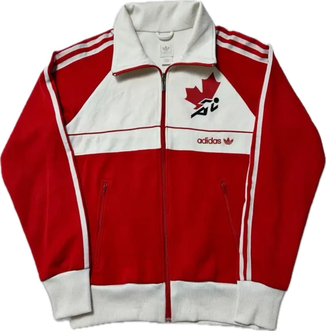 아디다스 신캐나다 레드 트랙탑 져지 (L사이즈) 상품이미지1