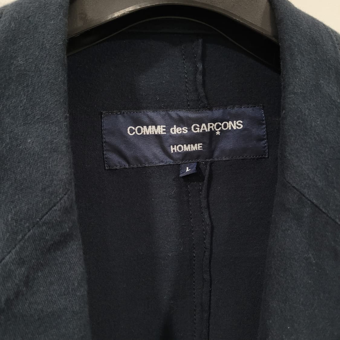 꼼데가르송 옴므 체크 블럭 자켓 L 상품이미지2