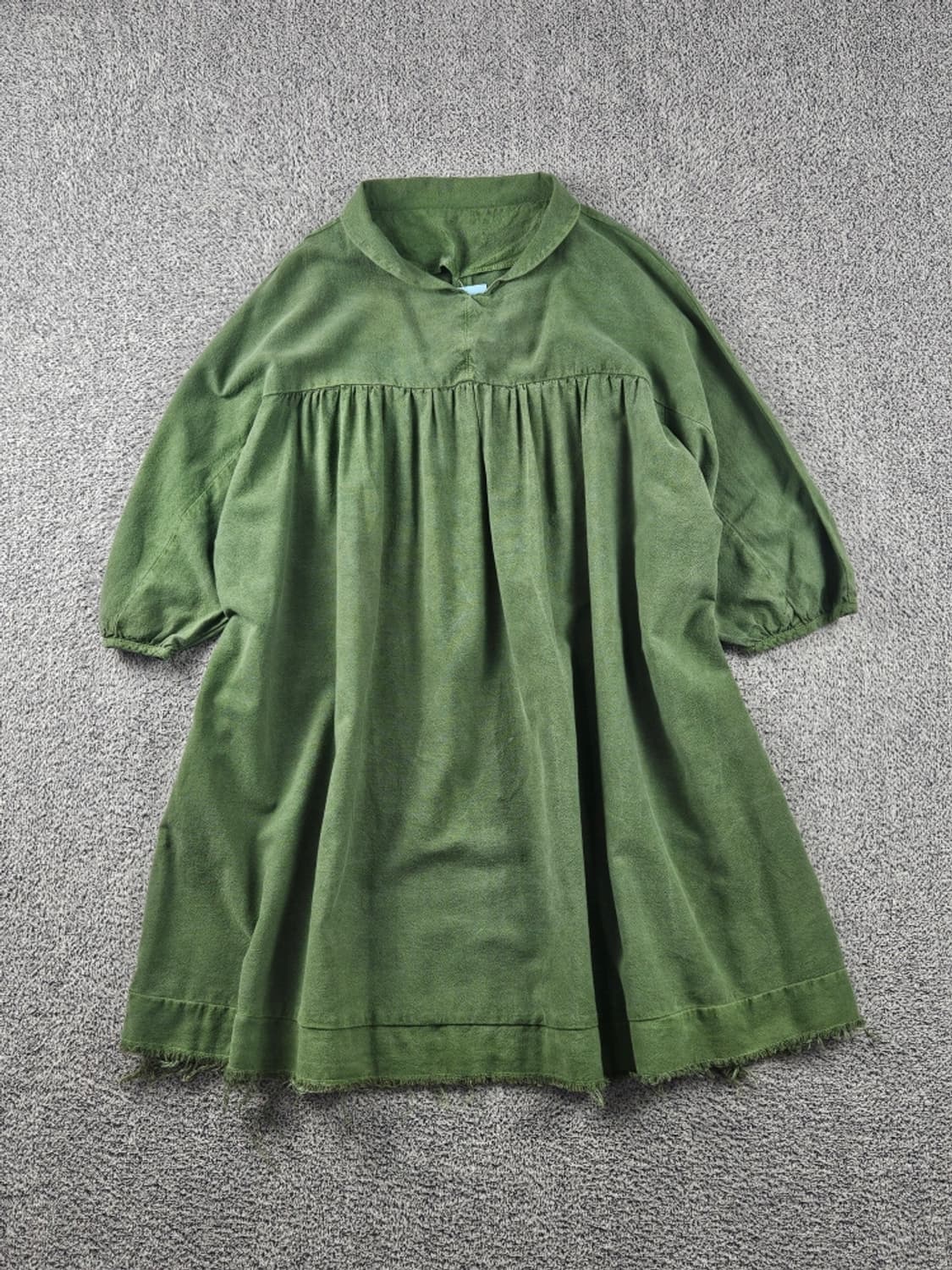 빈티지 오버 린넨 원피스 ( L 추정 ) / 11252 상품이미지1