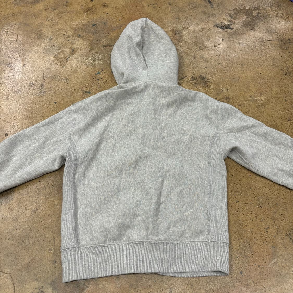 폴로 그레이 스몰로고 후드집업 상품이미지4