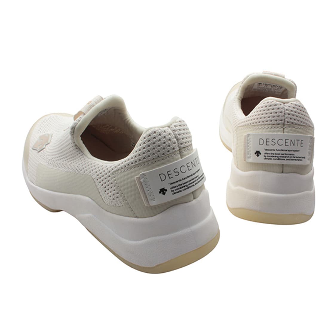 데상트 베이지 메쉬 슬립온 37 상품이미지4