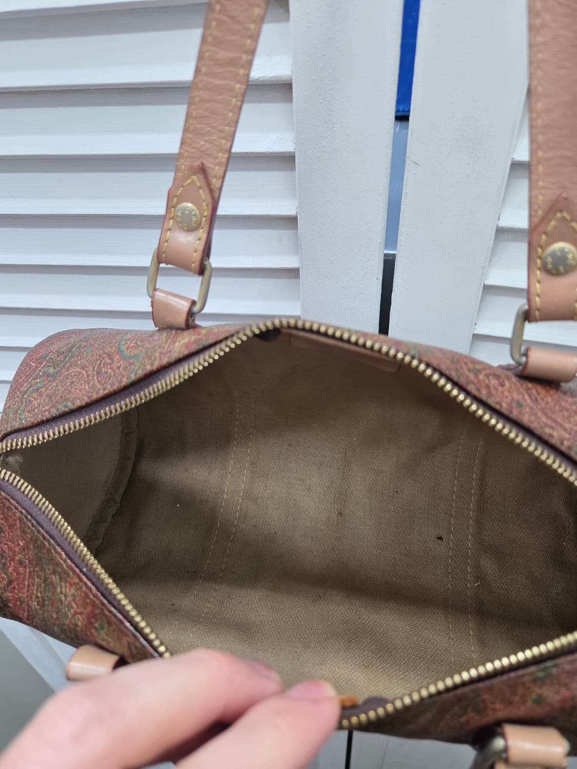 에트로 페이즐리 원통백 보스턴백 상품이미지8