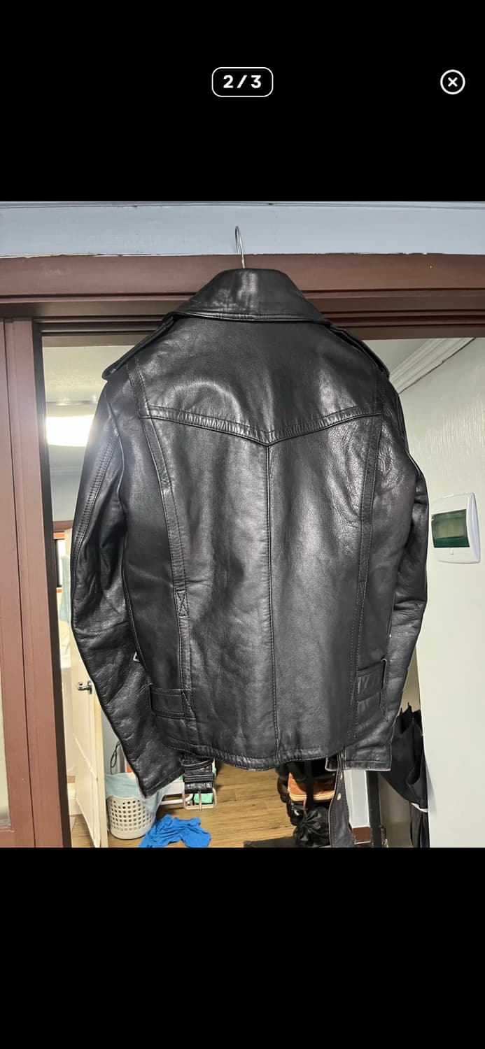 Hein gericke 더블 라이더 가죽 레더 자켓 l 상품이미지2