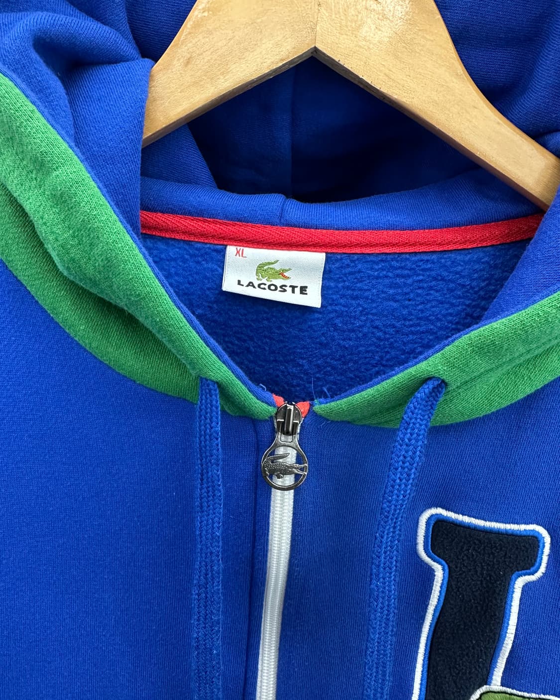 (WOMEN)라코스테 크롭 후드집업-M1478 상품이미지3