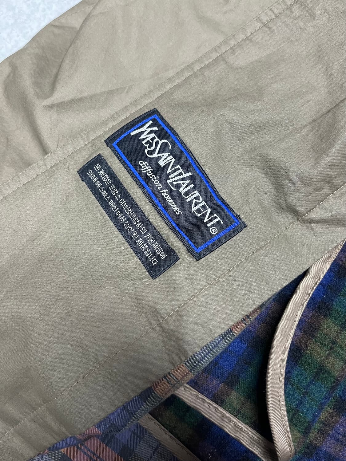 입생로랑 90s YSL 빈티지 트렌치 코드  상품이미지4