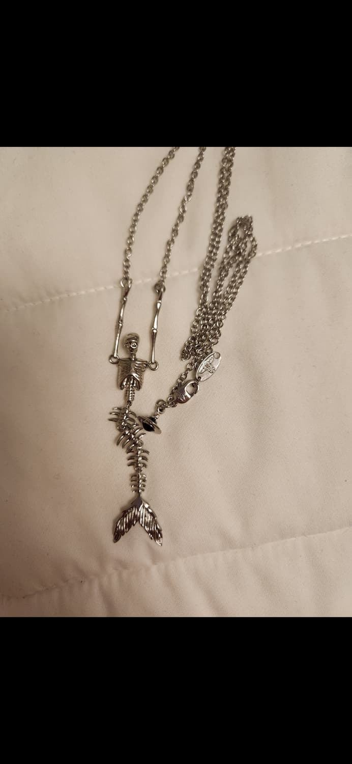 비비안웨스트우드 인어스컬  인어해골 목걸이 상품이미지4